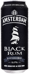 Bière Amsterdam Black Rum, l'aromatisée de la gamme