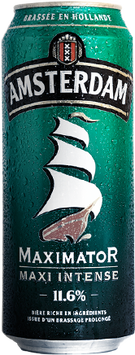 Bière Amsterdam Maximator en cannette de 50cl - 11,6° d'alcool